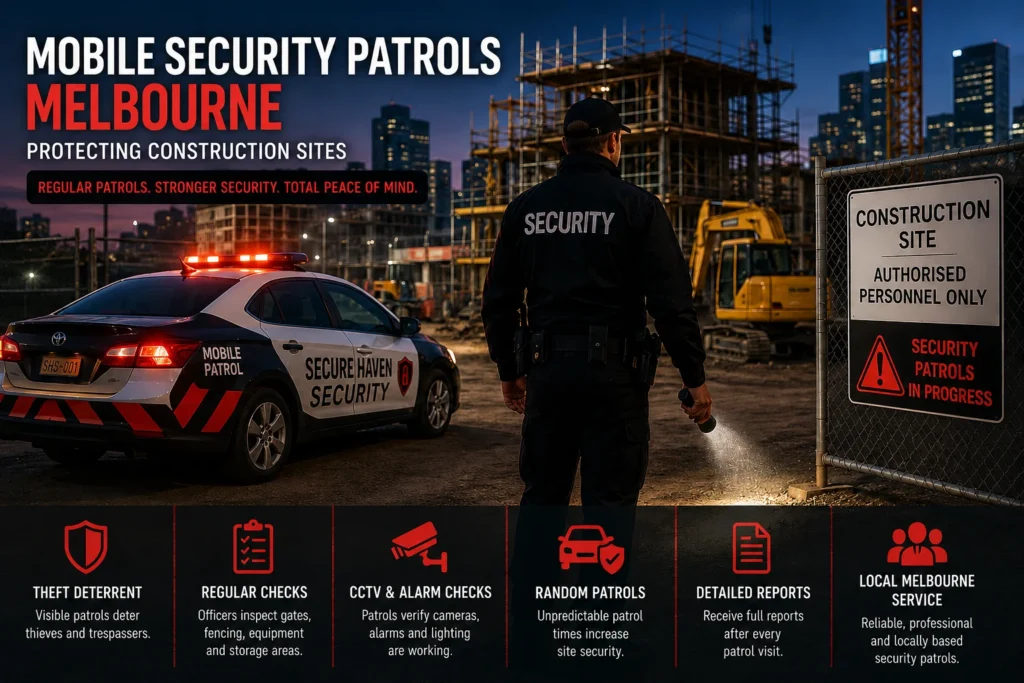 mobile security patrols Melbourne